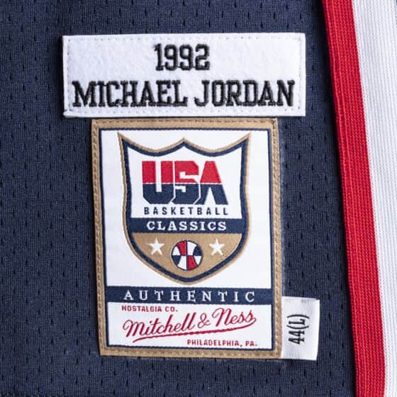 Authentic Michael Jordan Jersey Team USA 1992 with Hat (Away