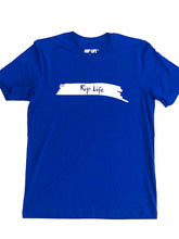 Load image into Gallery viewer, Rip Life Scribble T Shirt (Blue)