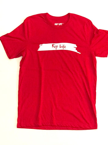 Rip Life Scribble T Shirt (Red)