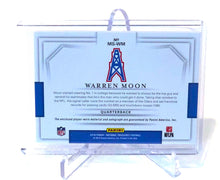 Load image into Gallery viewer, Warren Moon Card# MS-WM  Autograph and Player Worn Jersey Material (8 of 10)