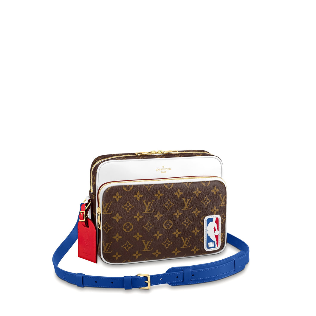 Louis Vuitton X NBA Dopp Kit Travel Bag Monogram NBA Patch Logo By Virgil  Abloh